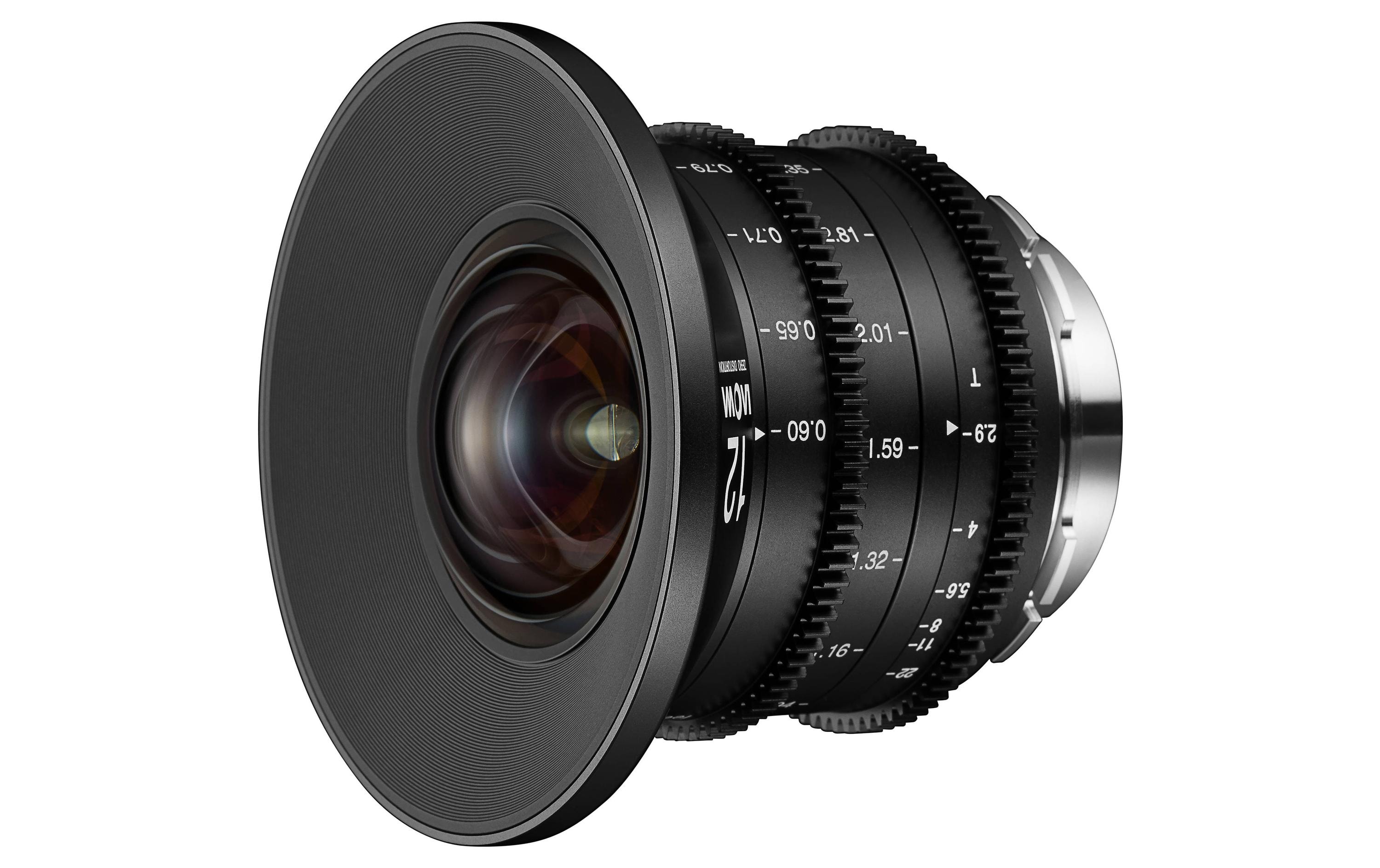 Festbrennweite 12 mm T/2.9 Zero-D Cine (Meter) – Canon EF<br>Leichtes und kompaktes Objektiv für Grossformat- und Super35-Kameras