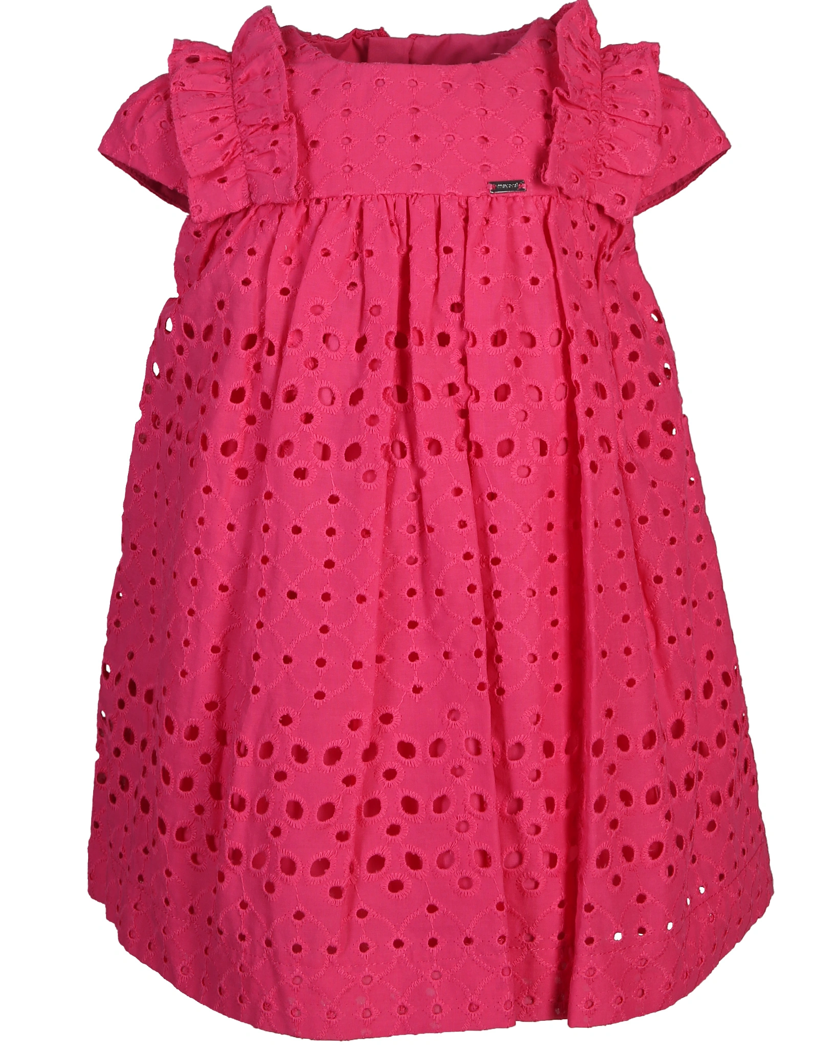 Trägerkleid RUFFLES in fuchsia