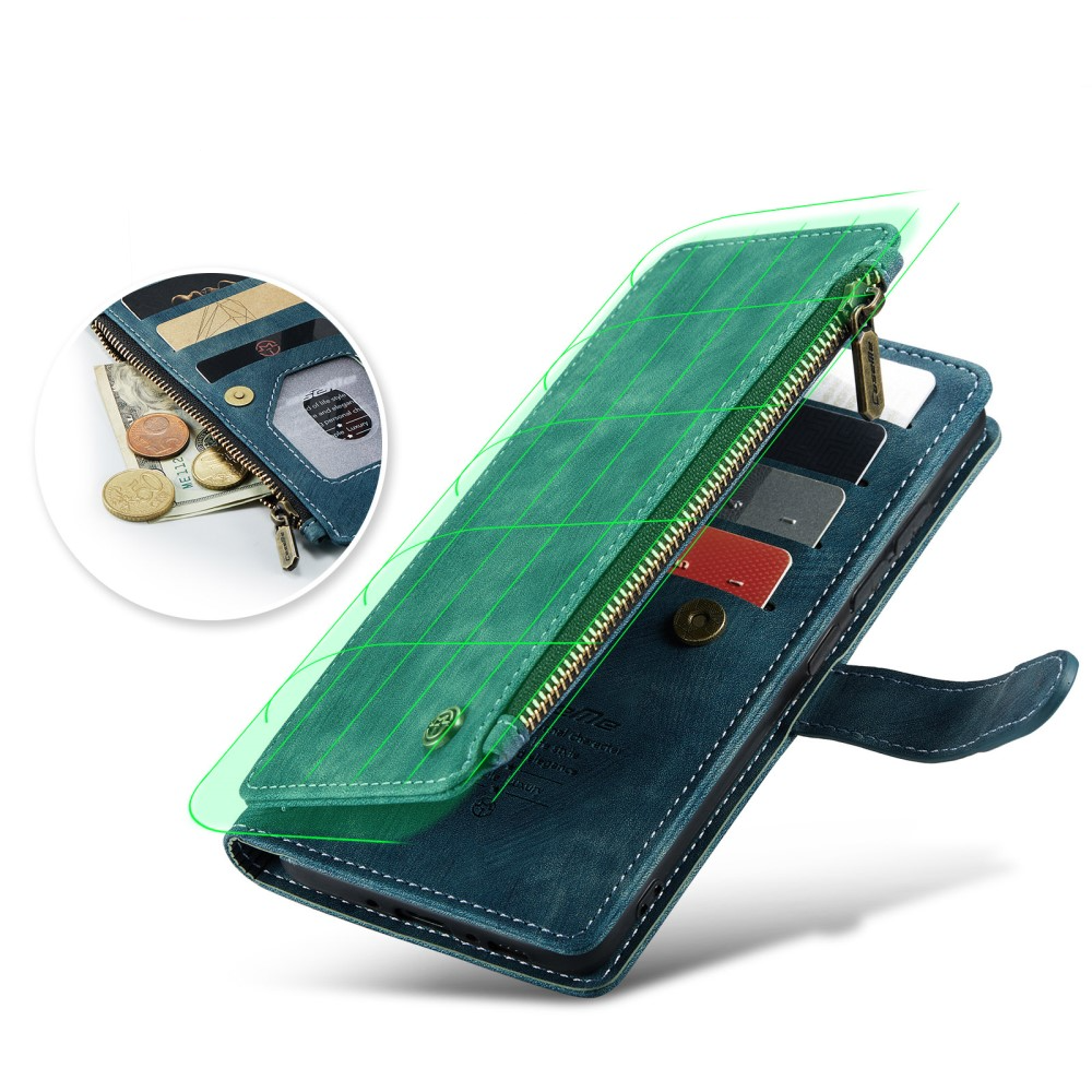 Samsung Galaxy A54 5G 2in1 Leder Tasche Karten Etui - Blau