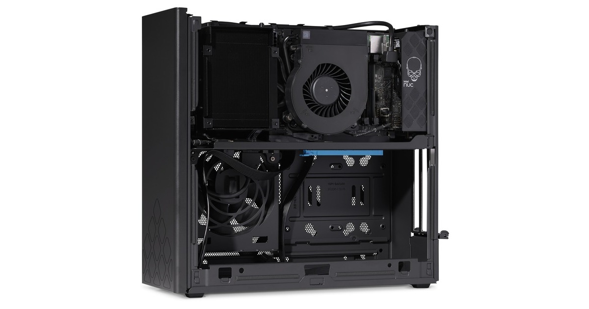 Intel®NUC 13 Extreme Kit - NUC13RNGi5 barebone  (Zwart | Core i5-13600K | UHD Graphics 770, Tweedekans)