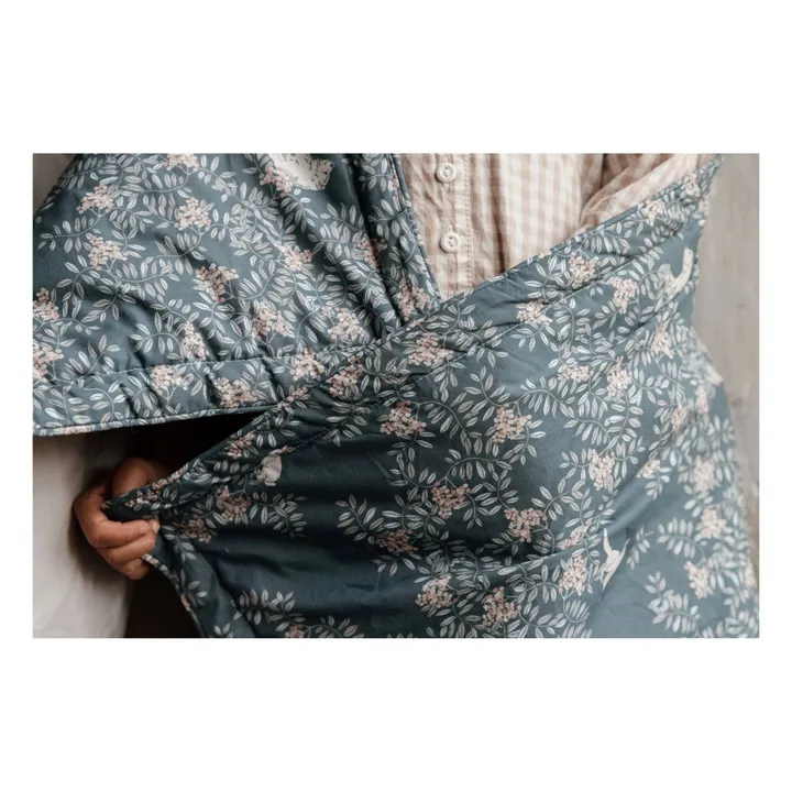 garbo&friends Couverture Fauna en percale de coton | Bleu