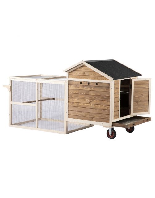 Adori Kippenhok Dexter - Kippenhok - 205x123x112 cm Houtkleur