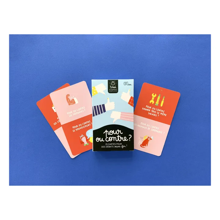 Minus Editions Jeu de cartes - Pour ou contre?