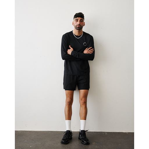 7 DAYS Active Two-in-One Shorts, Black, S