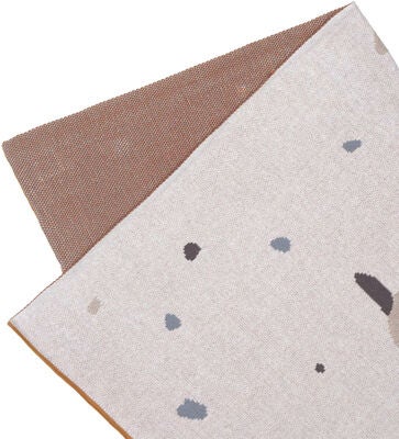 Lässig Strikket Teppe 75x100, MultiSpeckles