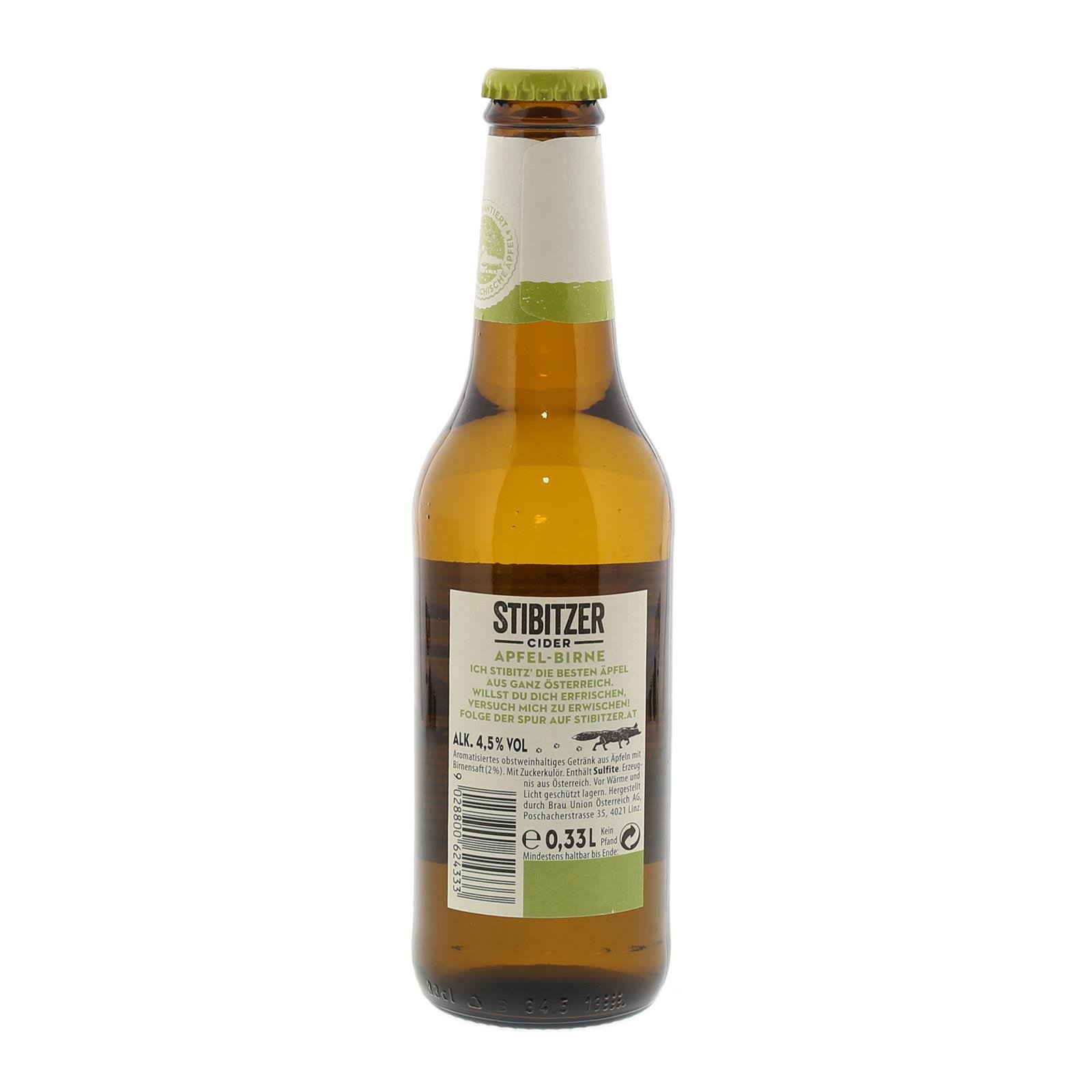 Stibitzer Cider Apfel Birne