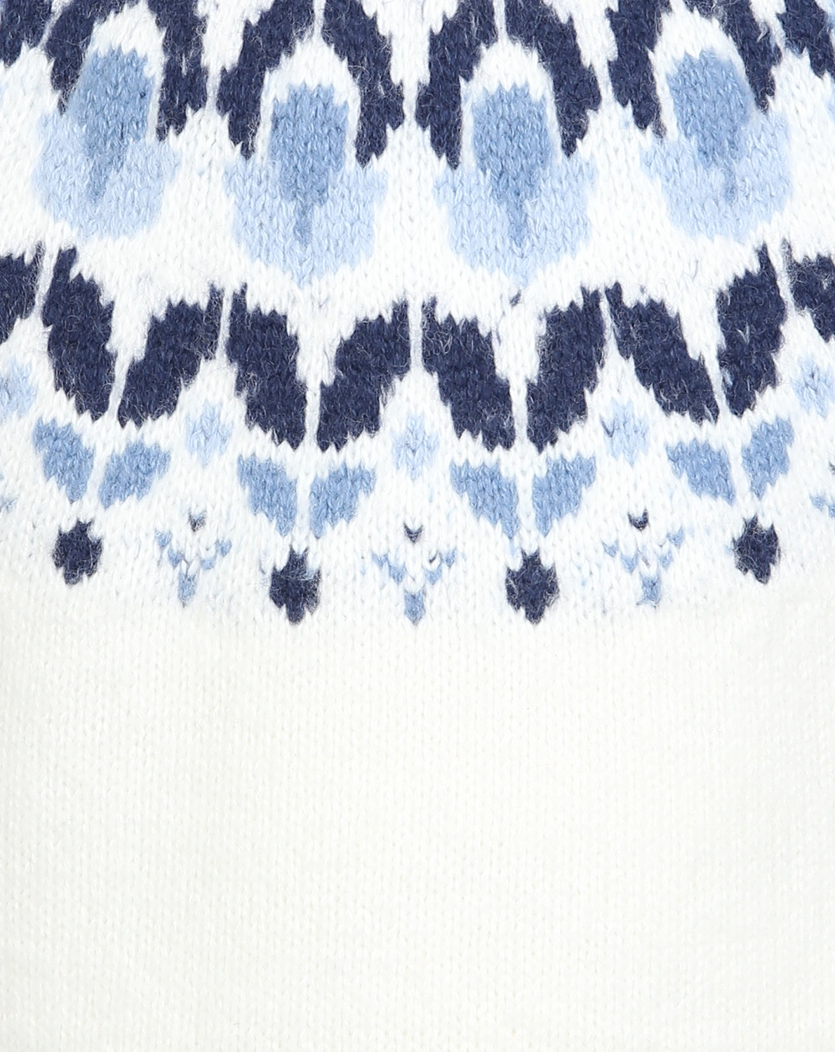 Strick-Pullover JACQUARD in weiß