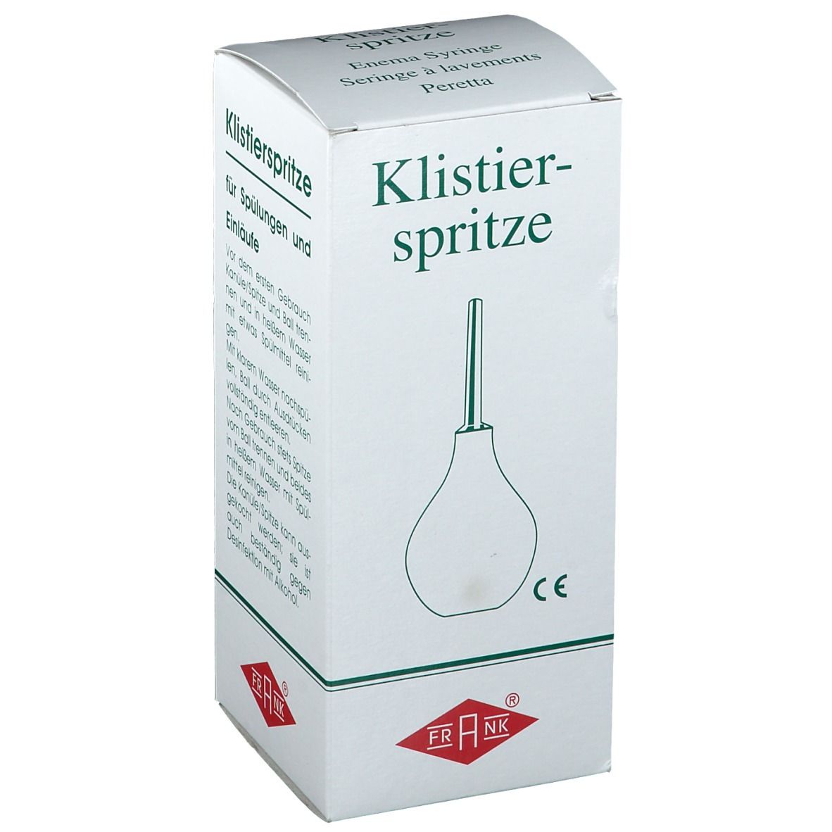 FRANK® Klistierspitzen birnförmig mit Kanüle Gr. 3 - 115 ml