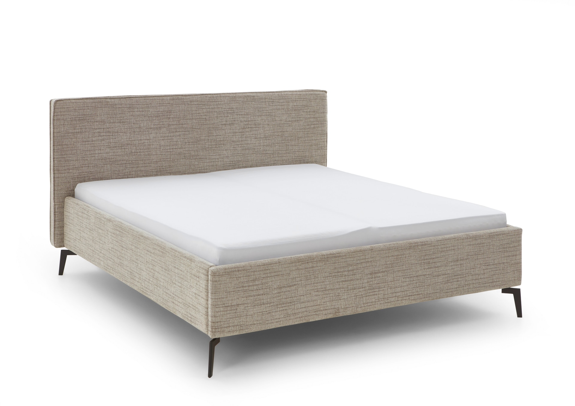 Polsterbett RIVA 180 x 200 cm beige/ braun