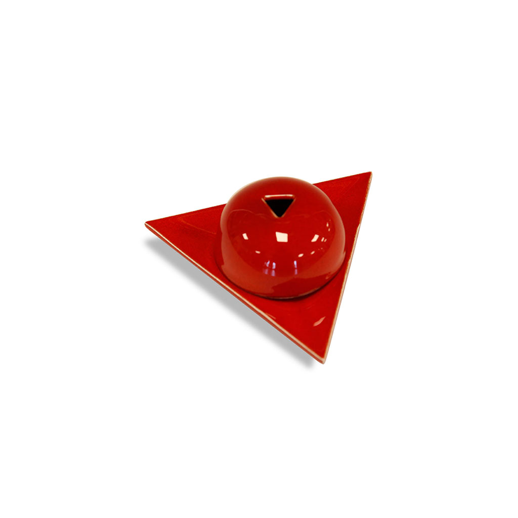 Brûleur étoile ARMENIE rouge 16x14x6cm