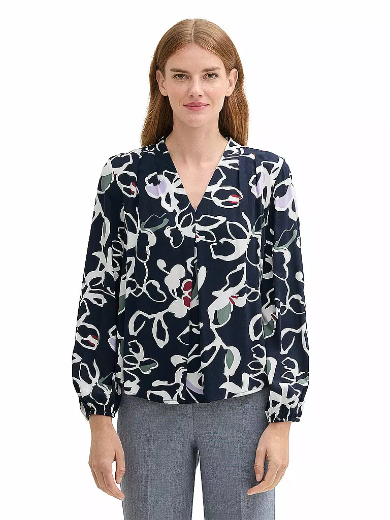 TOM TAILOR Bluse dunkelblau