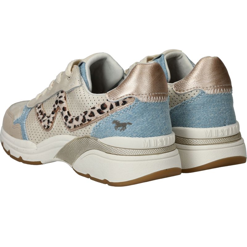 Mustang Sneakers Beige Dames