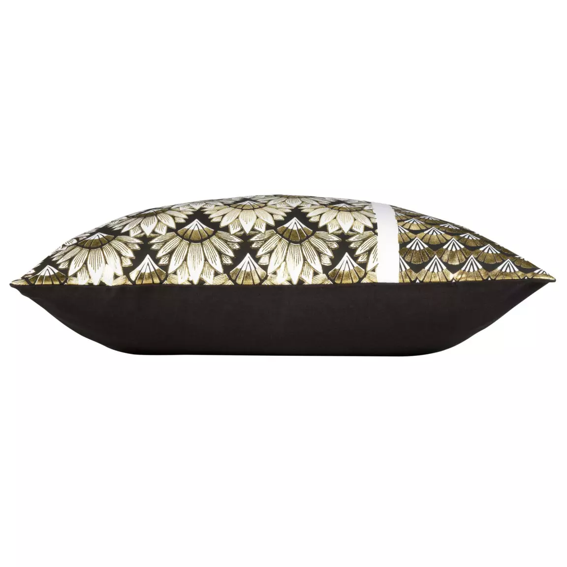 Housse de coussin carrée coton (60 cm) Carat Or