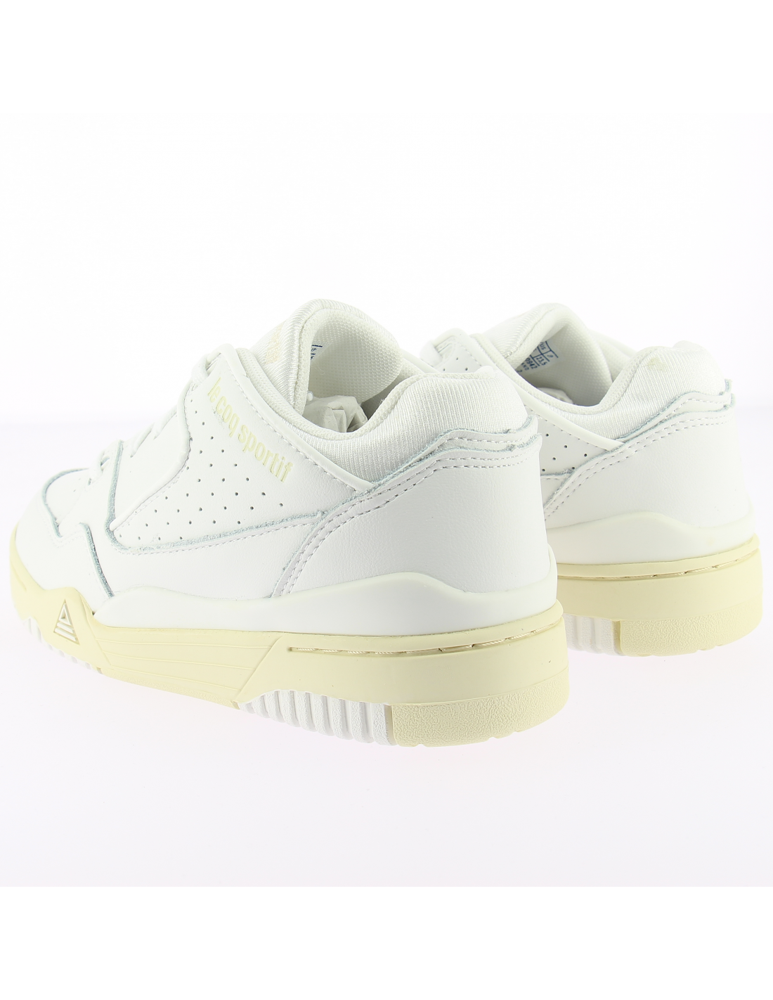 le coq sportif sneakers mixte t1000 cuir blanc