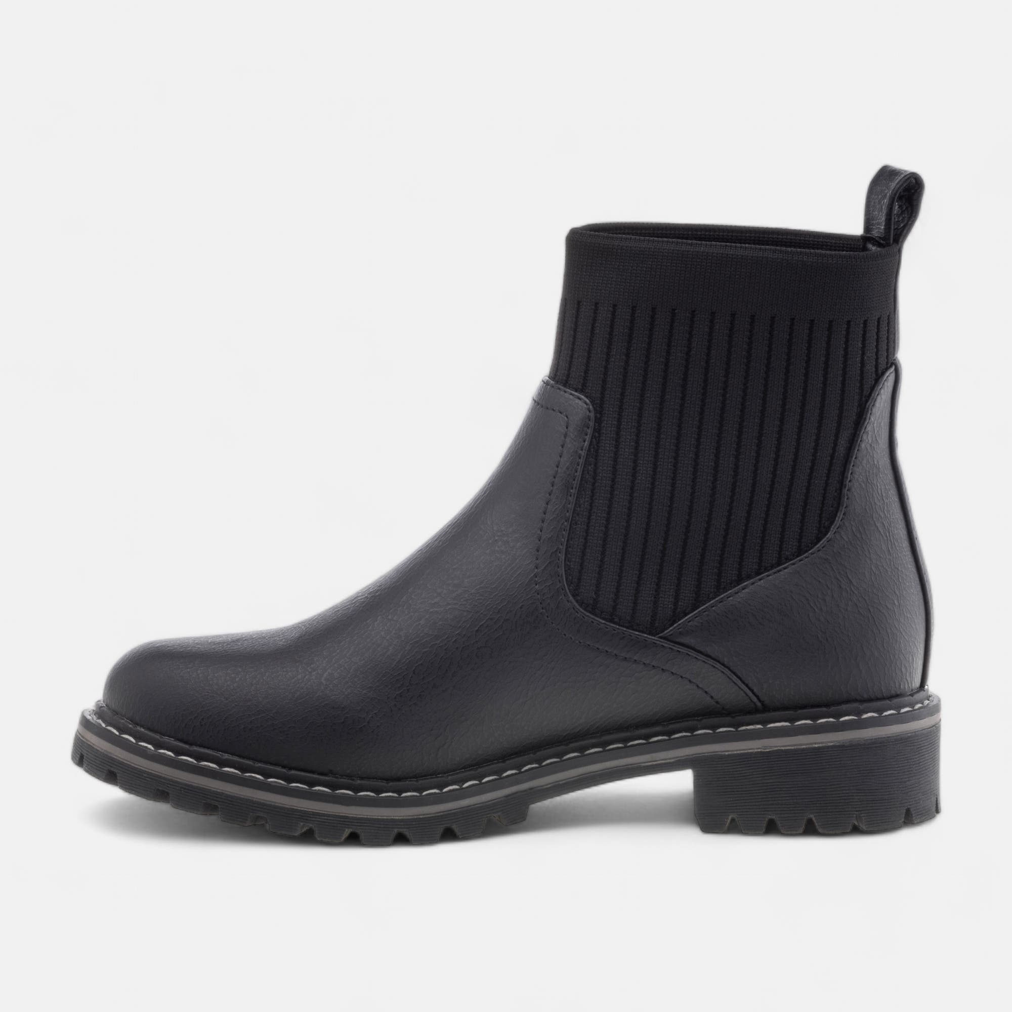 Boots chelsea Femme noir