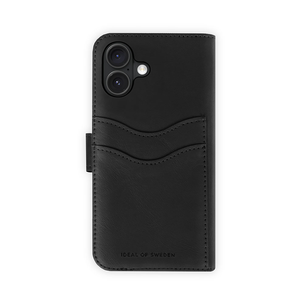 iPhone 17 2in1 MagSafe Leder Tasche   Hülle Slim Magnet Book Cover (IDMWPMS-I2561-01) - Schwarz
