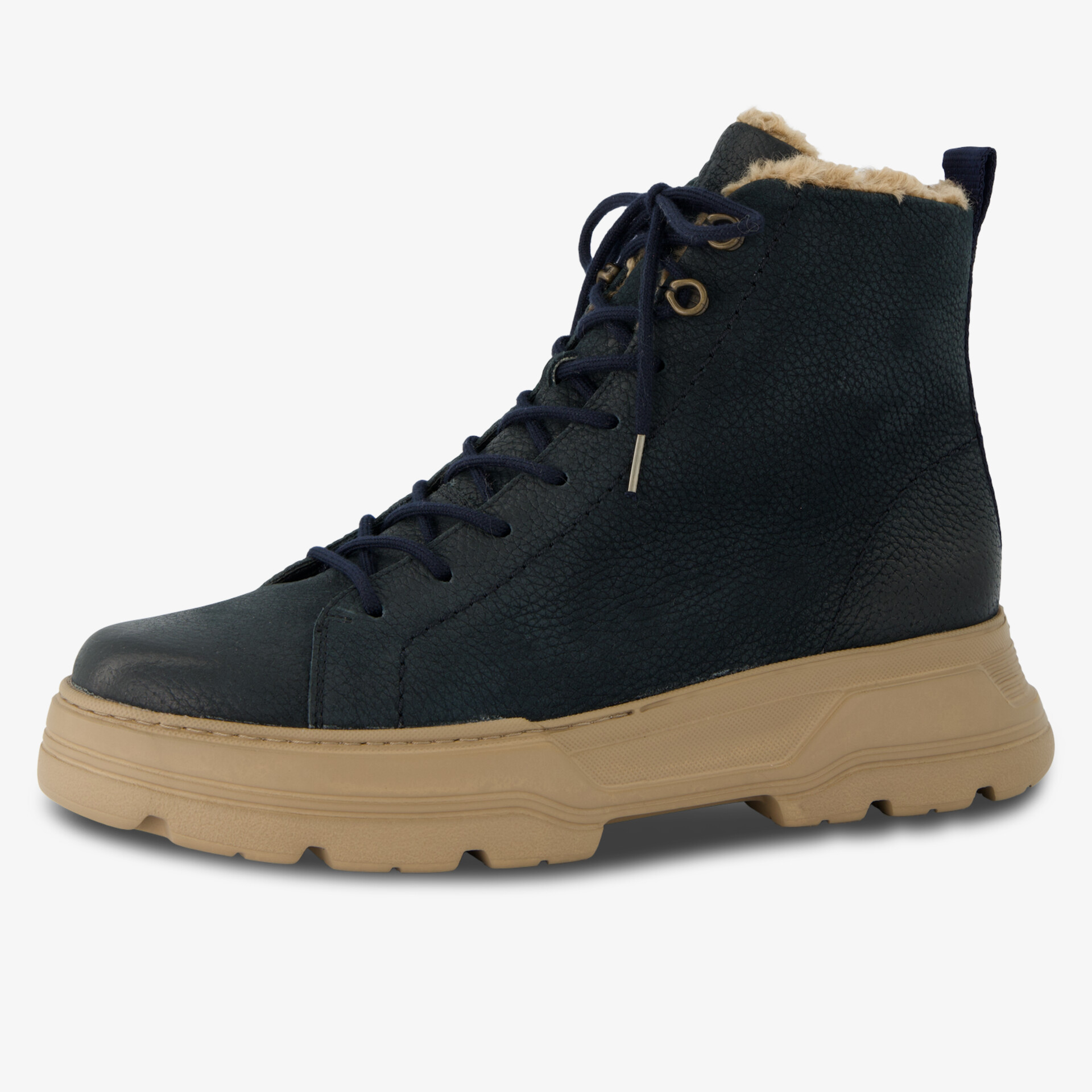 paul green Damen Schnürstiefeletten blau