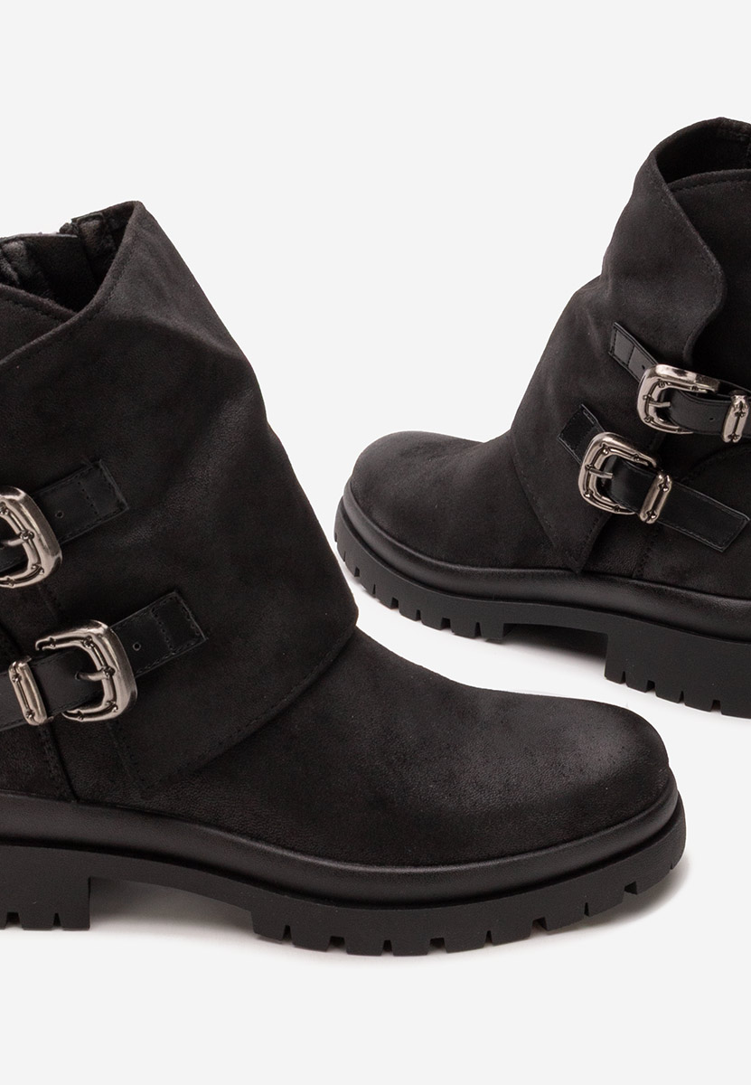 Bottines hautes femme noires Alenoa