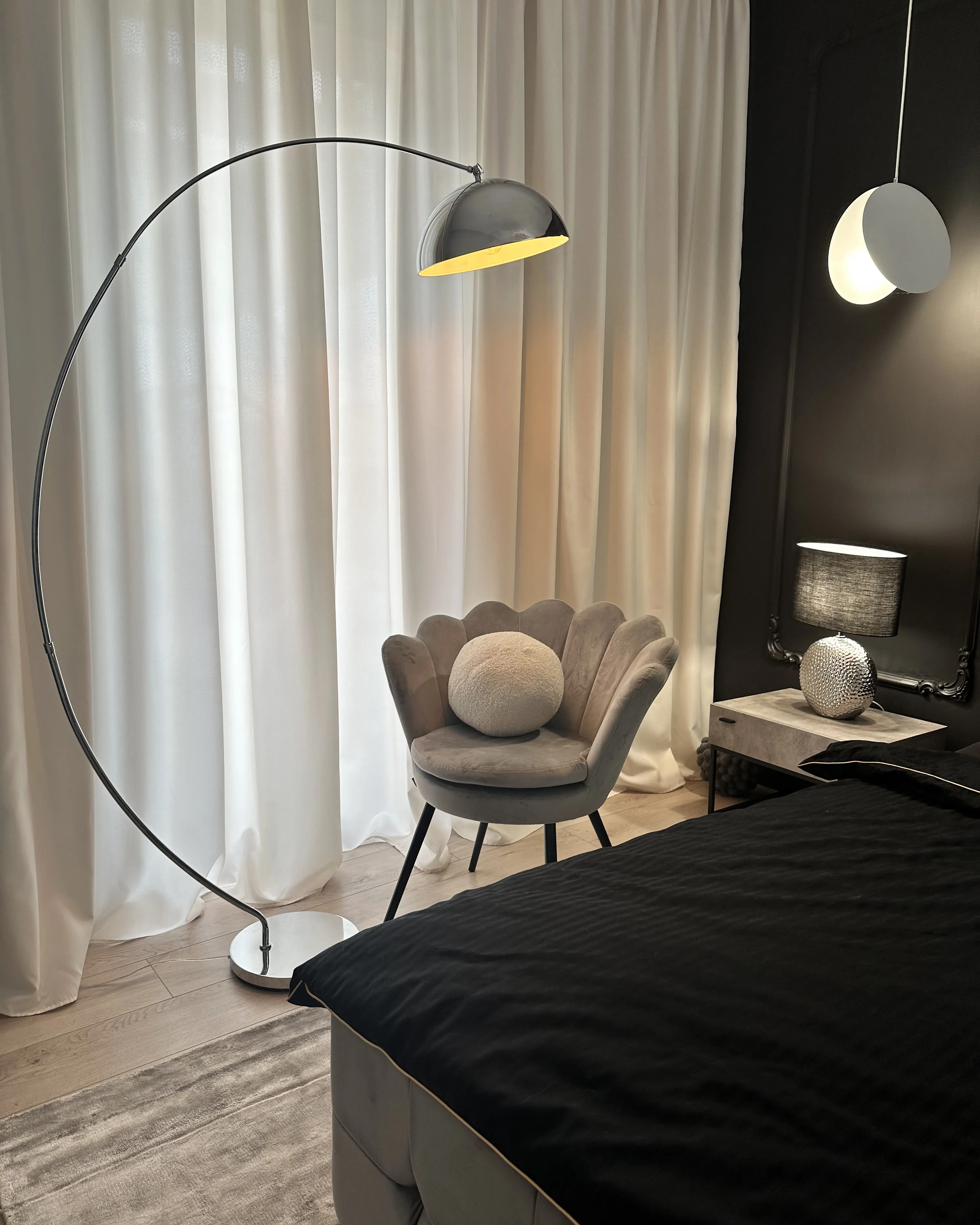 Staande lamp KAMA Metaal Zilver