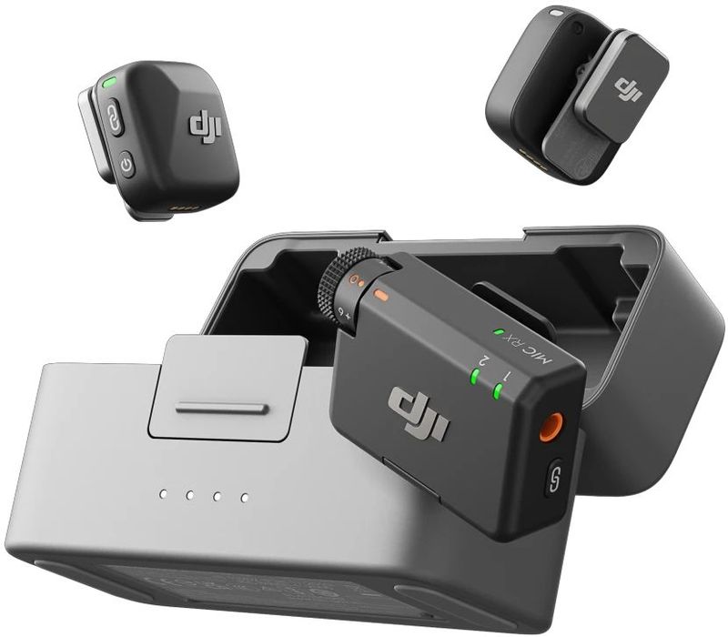 DJI - Mic Mini - Microfoon - Zwart - Draadloos - Inclusief Oplaadetui
