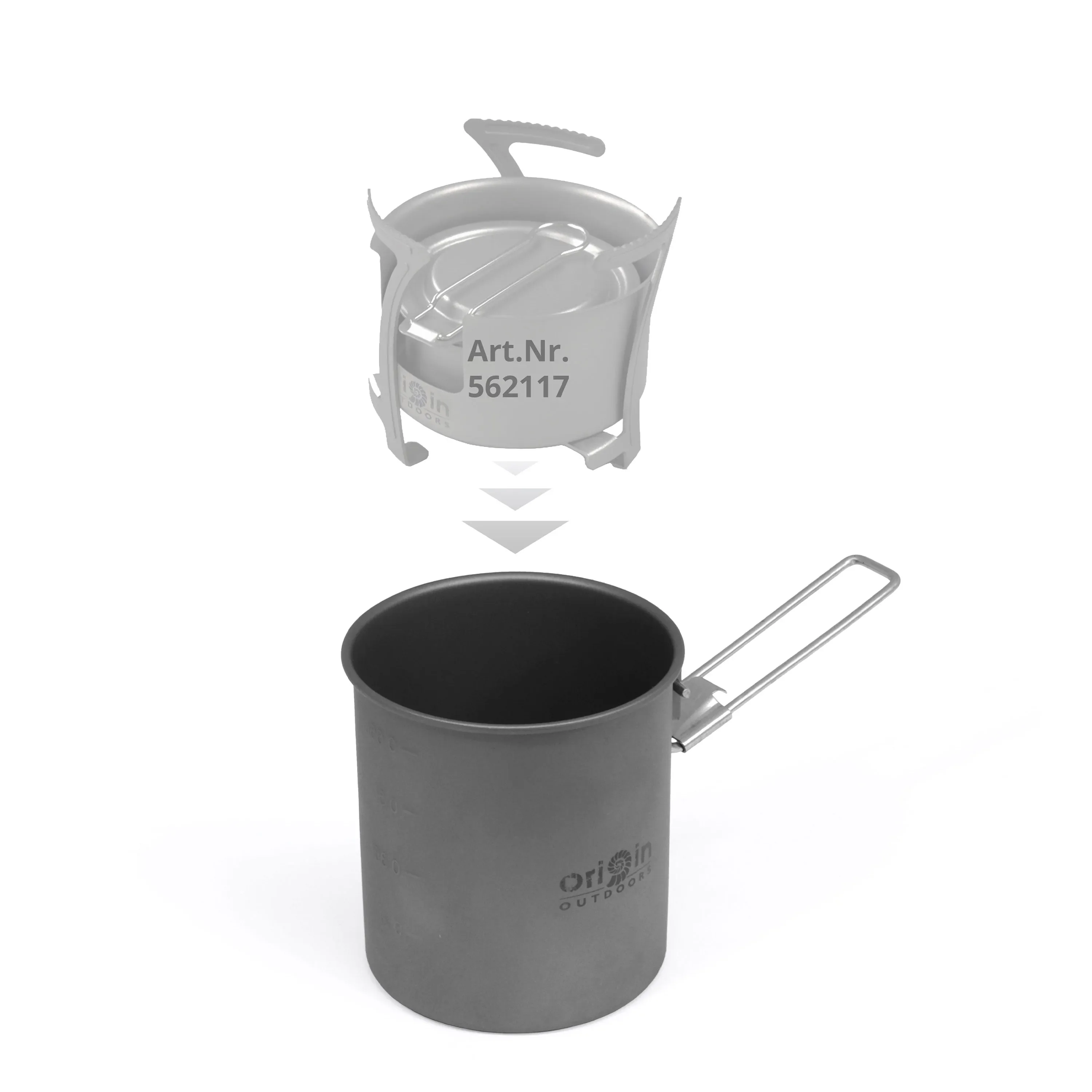 Origin Outdoors -  Origin Outdoors Topf Camping Titan 750 ml
