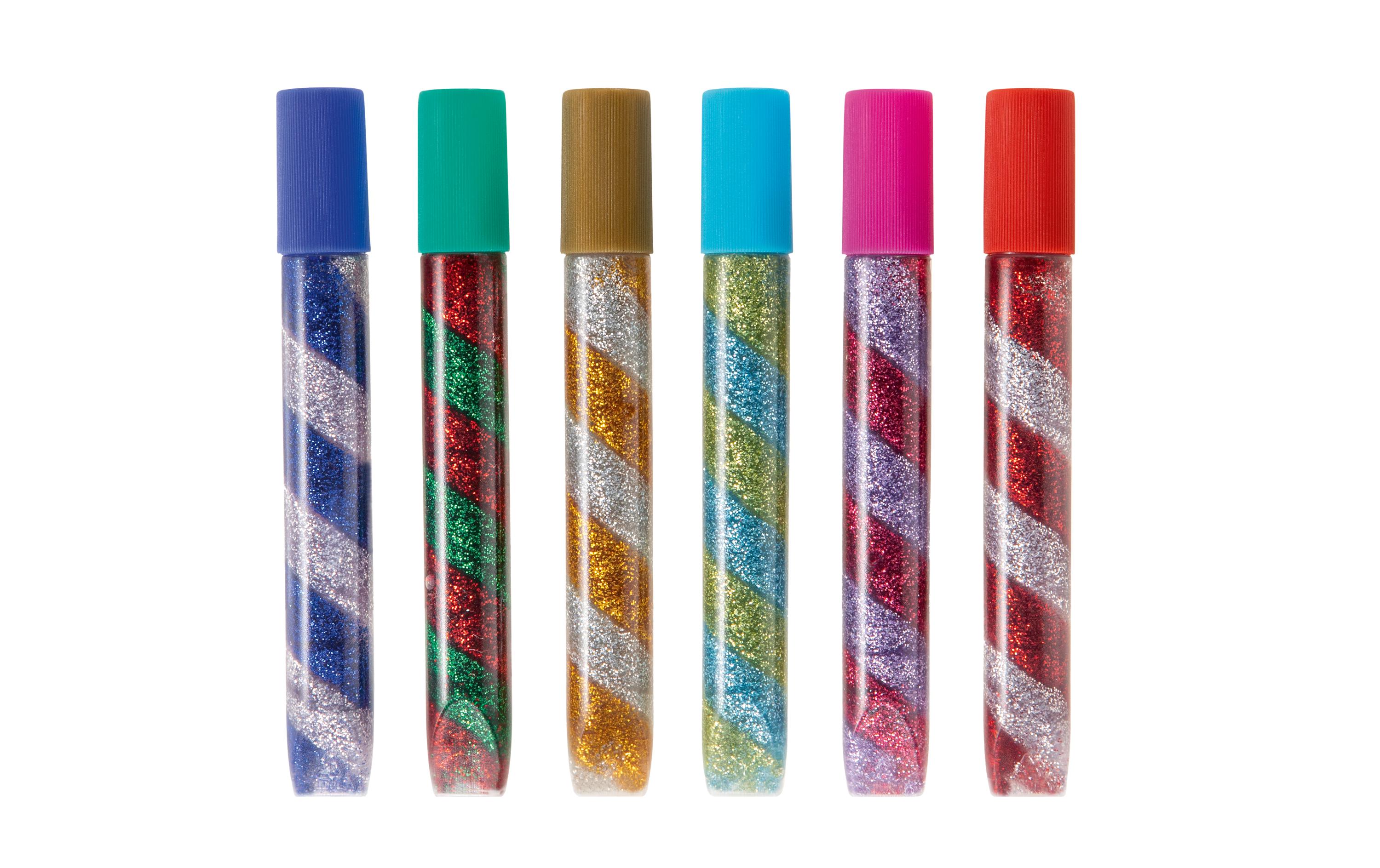 Glitzerstift Glue Spiral 6 StückSet mit 6 Klebestiften