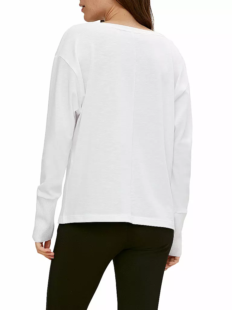 COMMA IDENTITY Langarmshirt weiss