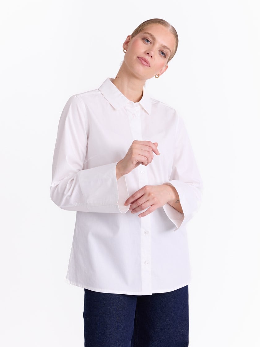 Esther skjorte Bright White