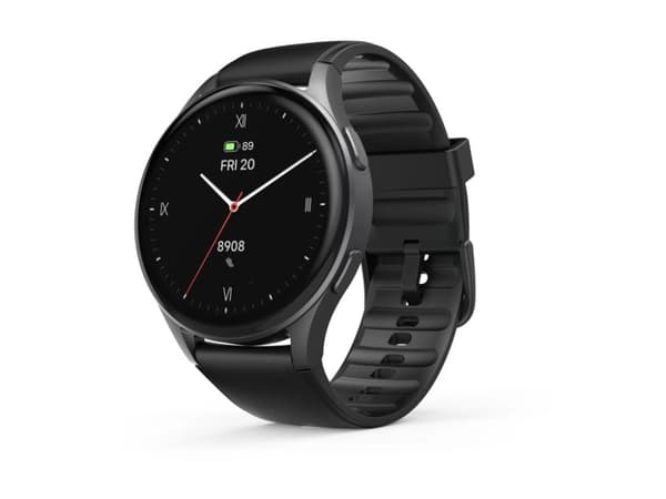 Hama 8900 - Dark gray aluminum alloy - smartklokke med armbånd - svart - display 1.43