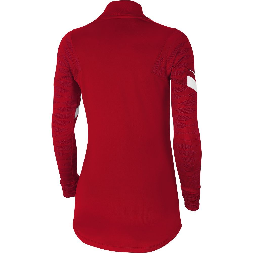 Haut d'entrainement 1/4 Zip Nike Strike 21 Rouge pour femme