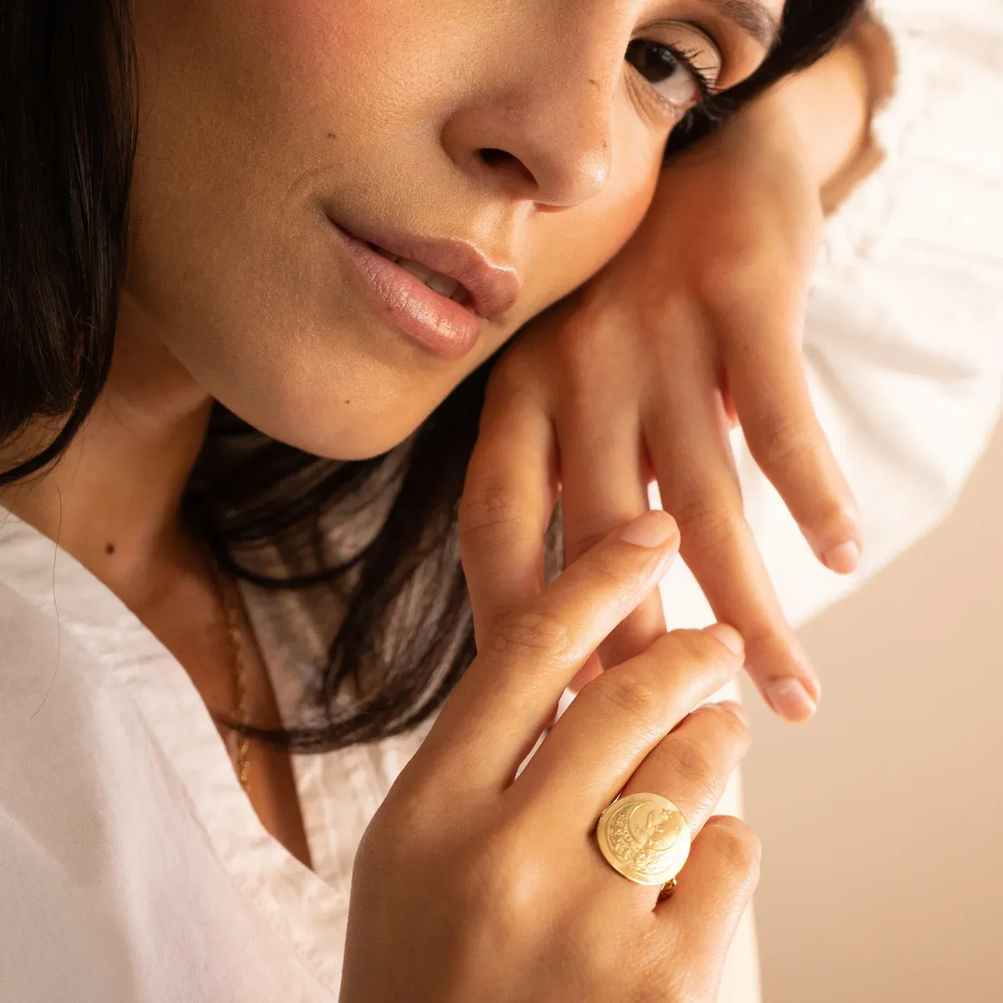 Bague La Lune Ottomane. Atelier Indépendant
