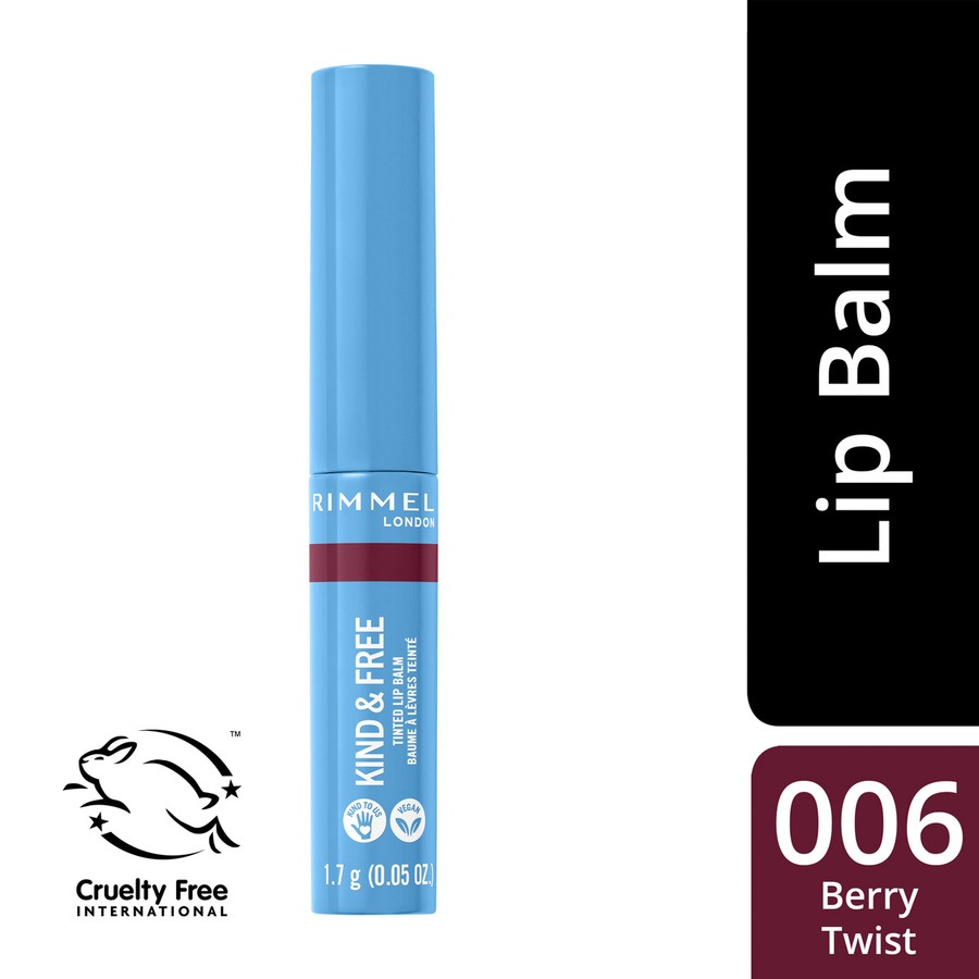Rimmel London Kind & Free Tinted Lip Balm 005 Turbo Red 4g