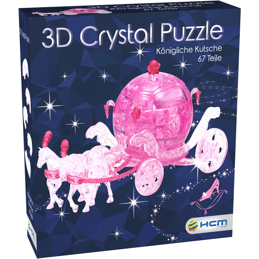 HCM Kinzel Crystal Puzzle Königliche Kutsche Mehrfarbig