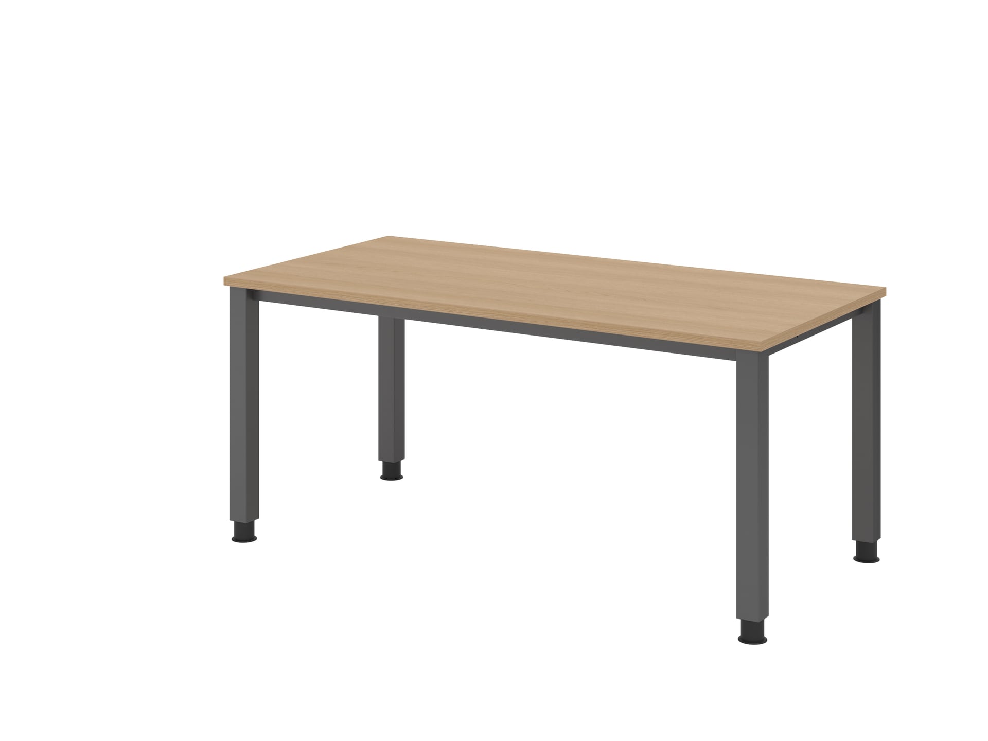 Schreibtisch 160 x 83,5 x 80 cm Eiche/ Graphit