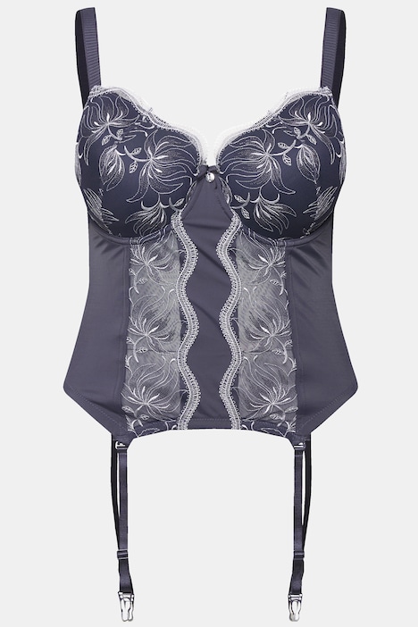 TRUYOU BH-Corsage, Bügel, Stickerei, Softschalen, Cup B - E
