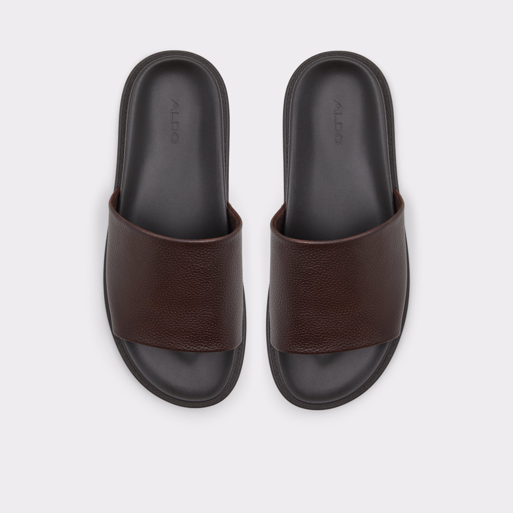 Gentslide Dark Brown Men Slides