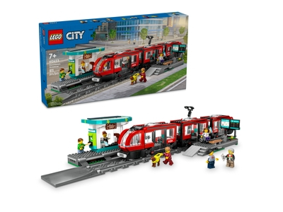 LEGO Stadstram en station (60423)