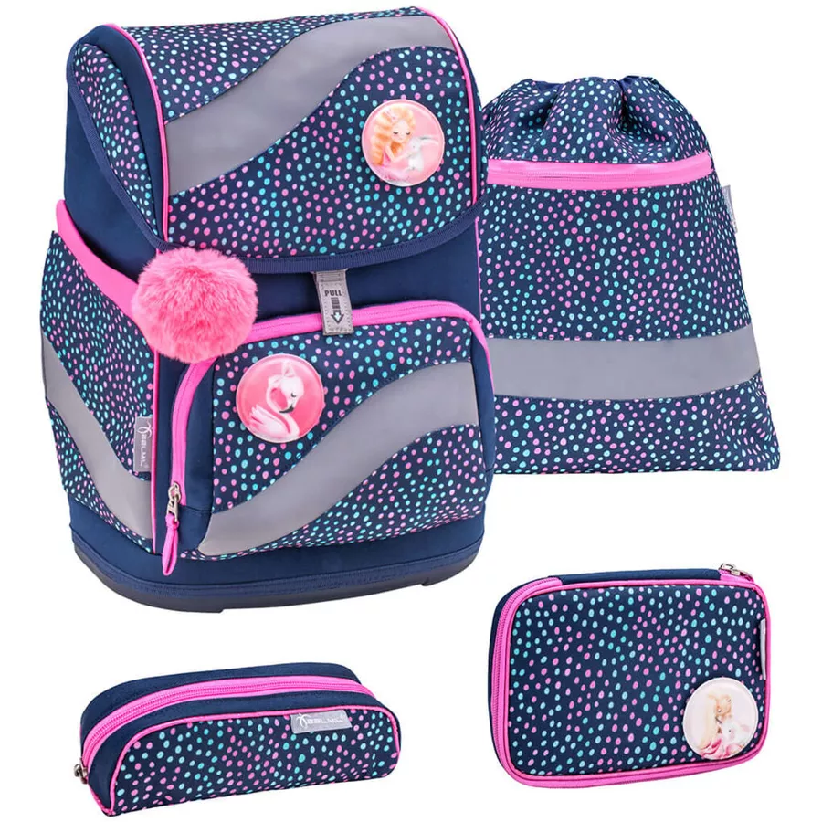 Belmil Schulranzen Smarty Set 5 teilig Amazing Polka Dot 2