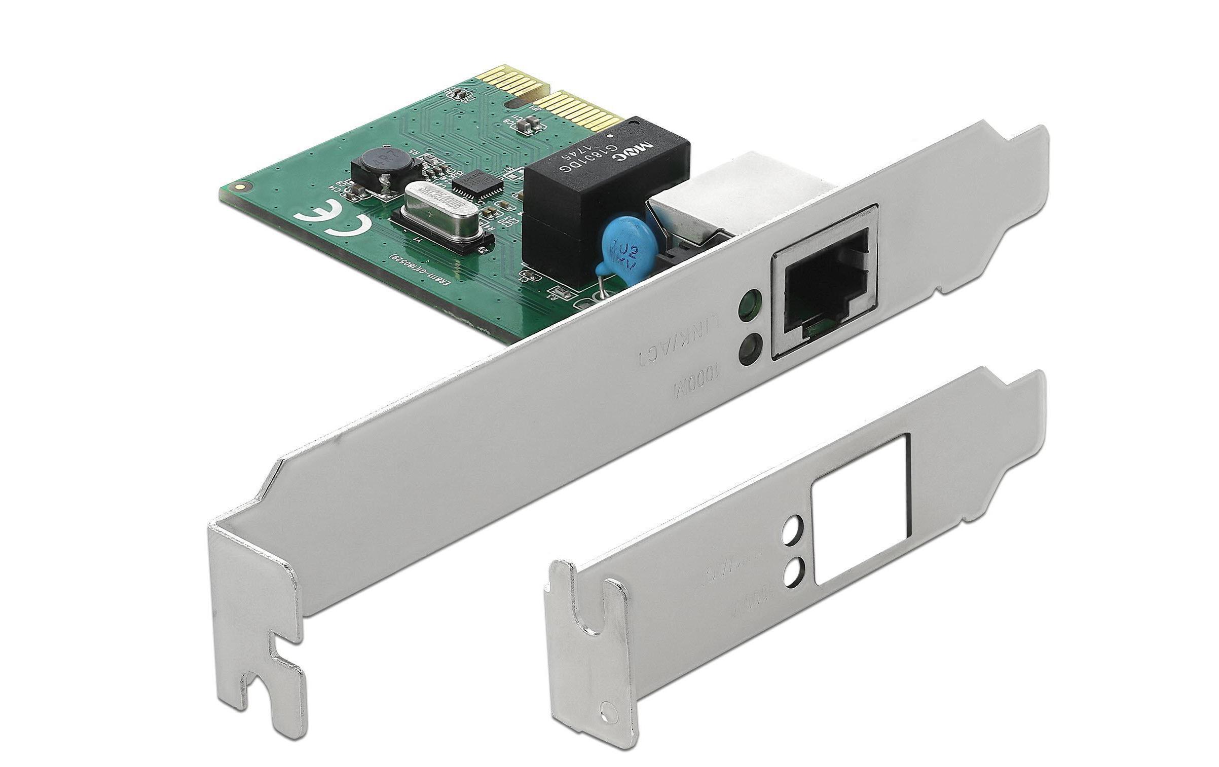 Netzwerkkarte PCI-Express x1, 1x GE LAN1 Port
