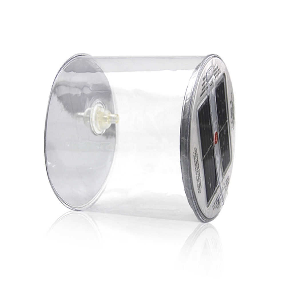 Aufblasbare Outdoor LED Solar Laterne Camping Lampe (90 Lumen) Spritzwassergeschützt   1000mA Akku  (IPX7) - Kaltweiss