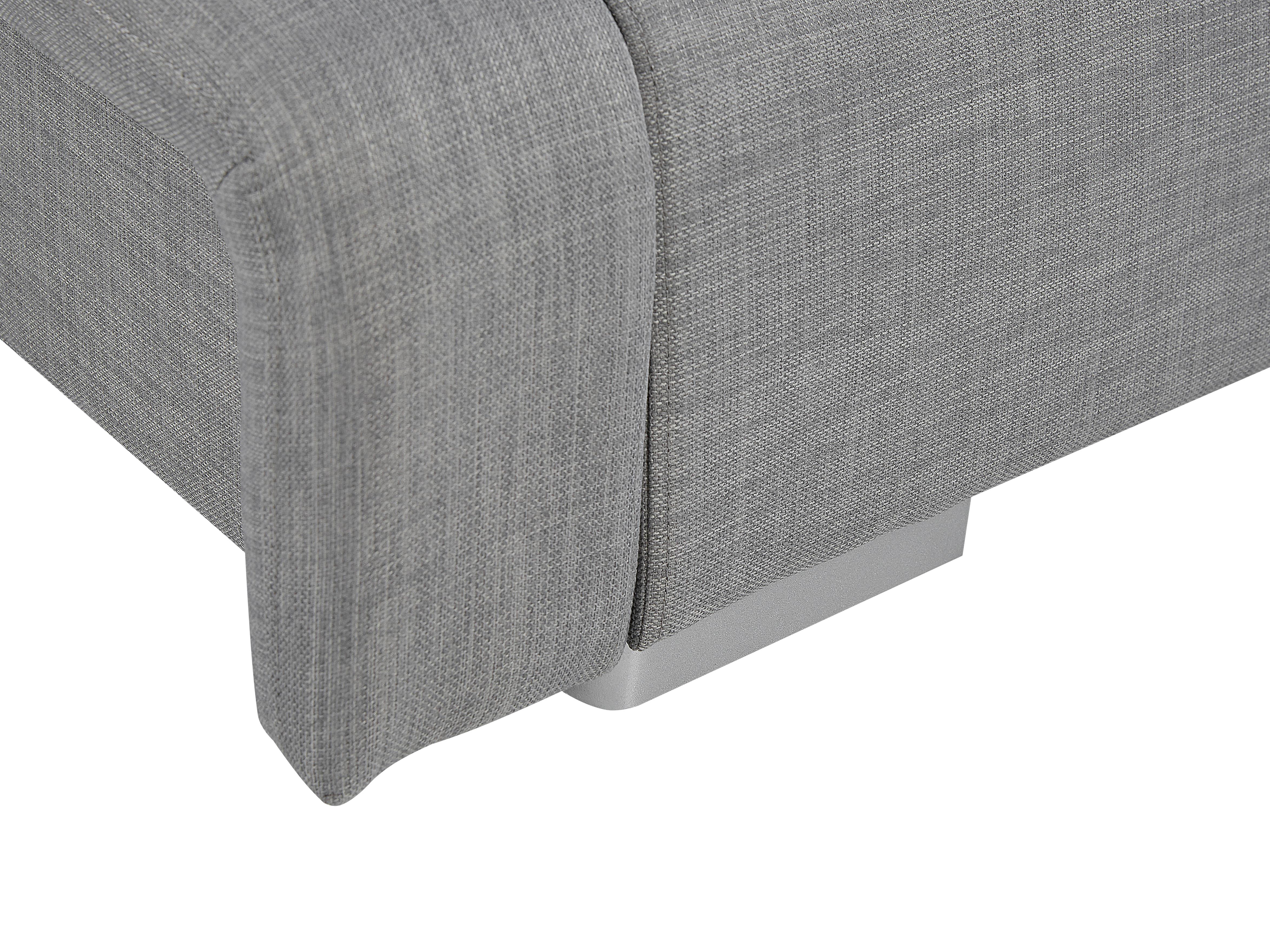 Bed Stof NANTES 180 x 200 cm Lichtgrijs