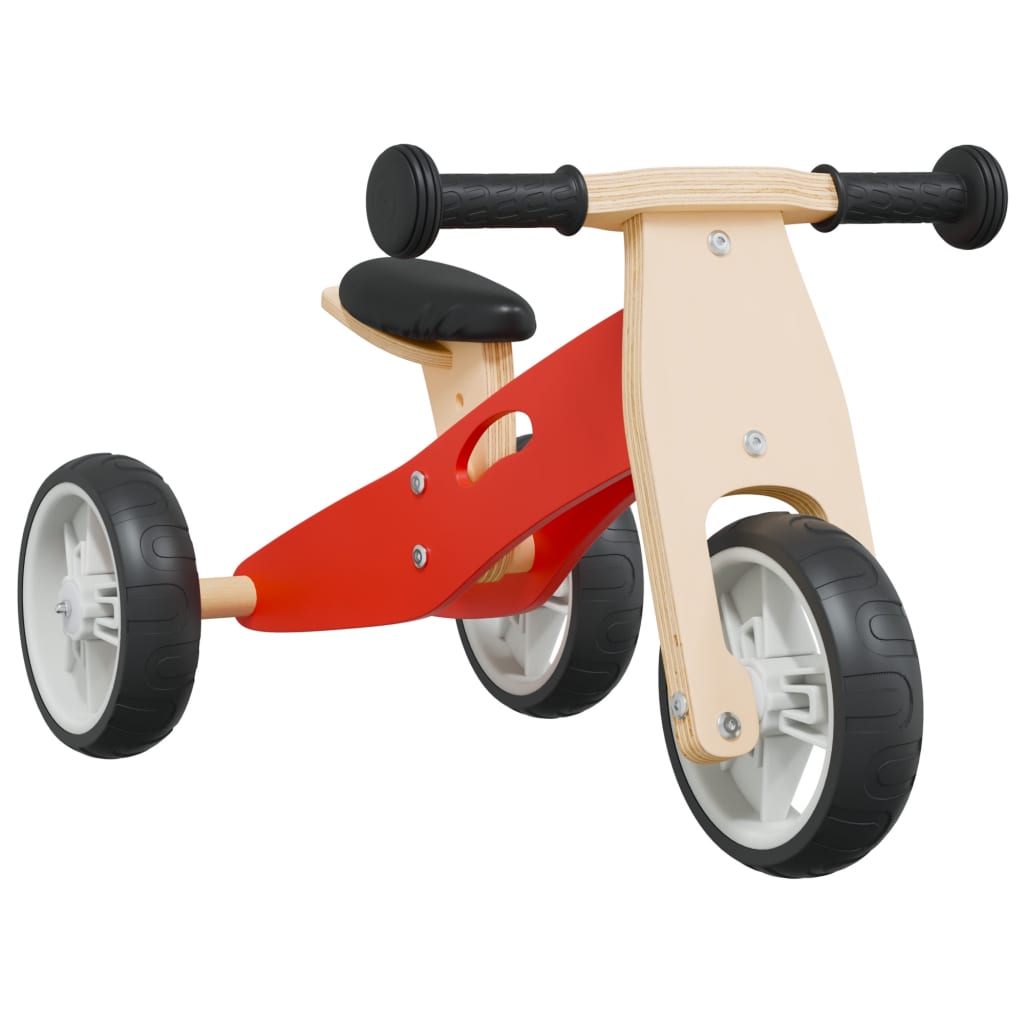 Vélo d'équilibre pour enfants 2-in-1 rouge