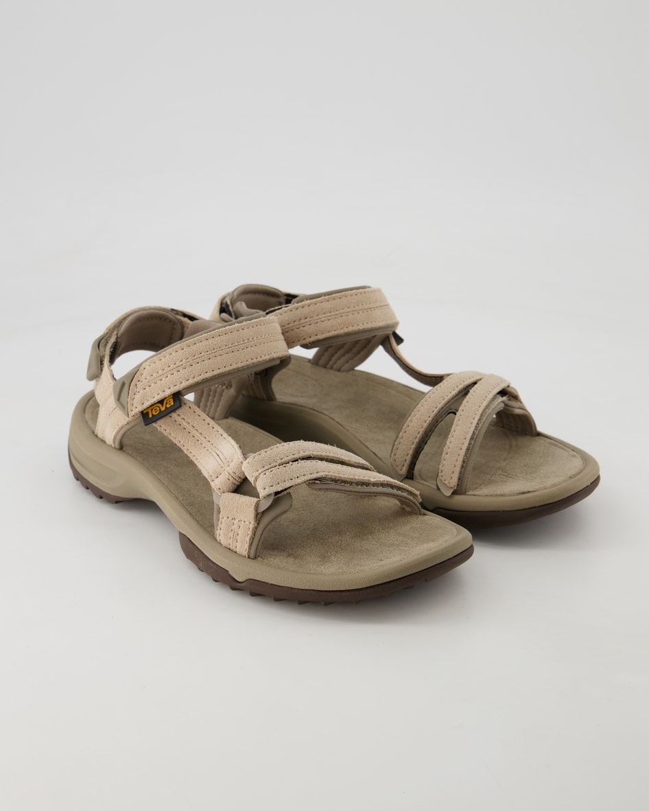 Teva Terra Fi Lite Suede Womens Sandalen in Beige