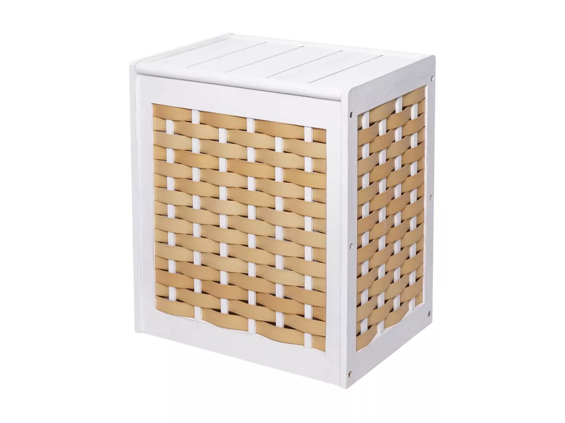Panier à linge MCW-G37, blanc