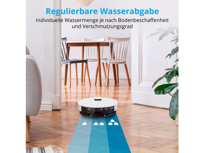 Medion Saugroboter X20 mit Absaugstation Saugroboter mit Wischfunktion