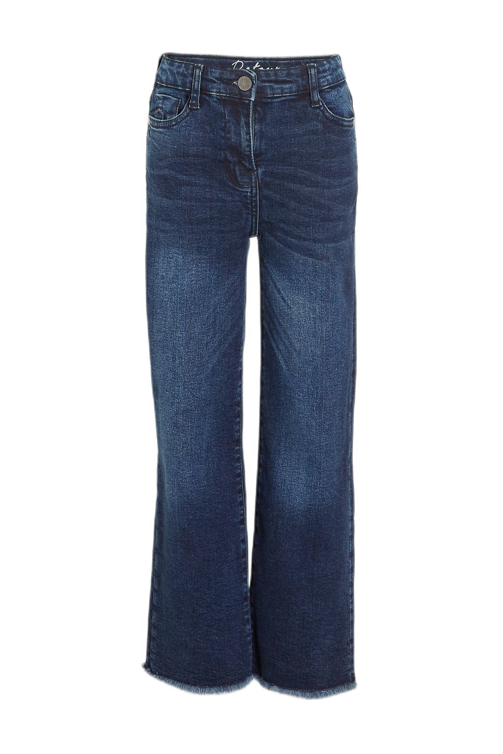 Retour Jeans high waist wide leg jeans Missour dark blue denim