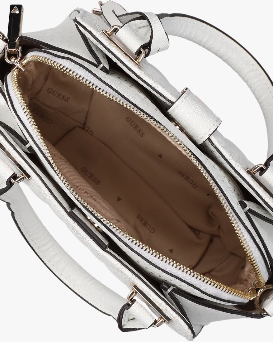 GUESS witte guess schoudertas adi small satchel