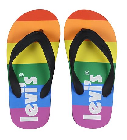Levis Klipklapper - South Beach 2.0 - Blåck/Rainbow