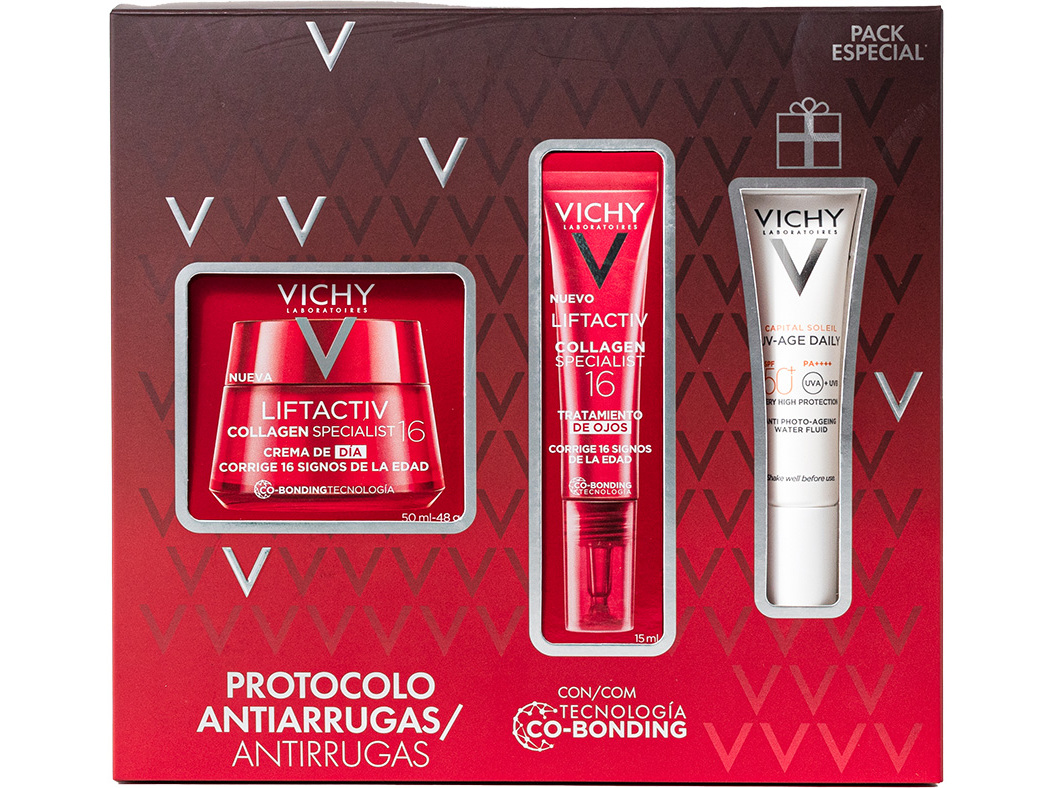 COFFRET VICHY COLLAGEN UVAGE SPF50 50 15 15ML