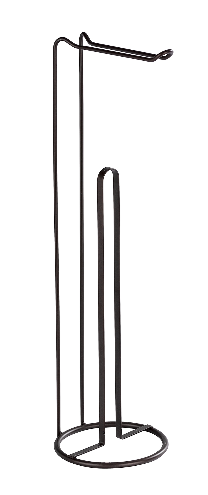 Wenko toiletrolhouder 2-in-1 lugano zwart